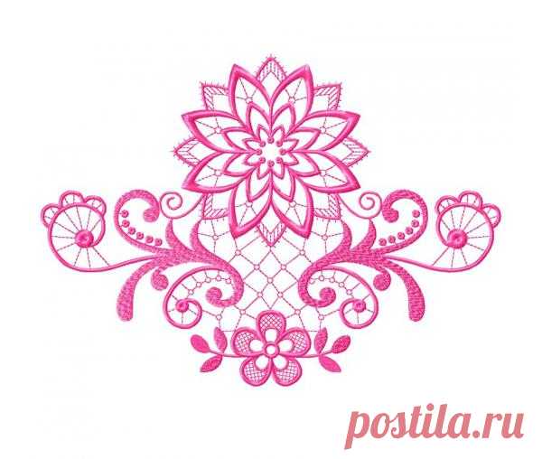 Machine Embroidery Design (Lace) Nova Hata 
Lace ornament - a pattern for embroidery machines (Janome, Brother, Husqvarna, Melco, etc.) 8 popular file formats. Instant download. From Nova Hata
