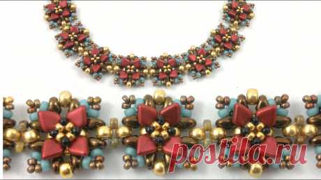 Beading4perfectionists: Art Nouveau 1900's style beacelet beading tutorial Red Lava dragon scale beads : https://www.potomacbeads.com/Dragon-Scale-Lava-Red-p/45102.htmBead & Button classes June 2016 (scroll down to see all 3 of them)...
