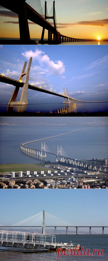 Мост Васко да Гама, Португалия | Интересные факты, уникальные места, потрясающие красивые фото и видео