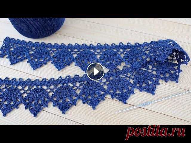 Красивое КРУЖЕВО крючком ВЯЗАНИЕ для начинающих КАЙМА схема узора Crochet Tape Lace Edge pattern Ленточное кружево МК: @Уроки ВЯЗАНИЯ Литке Татьяны @Уроки ВЯЗАНИЯ для начинающих Instagram: КВАДРАТНЫЕ МОТИВЫ крючком МАСТЕР-КЛАССЫ: БЛУЗКА крючком ВЯ...