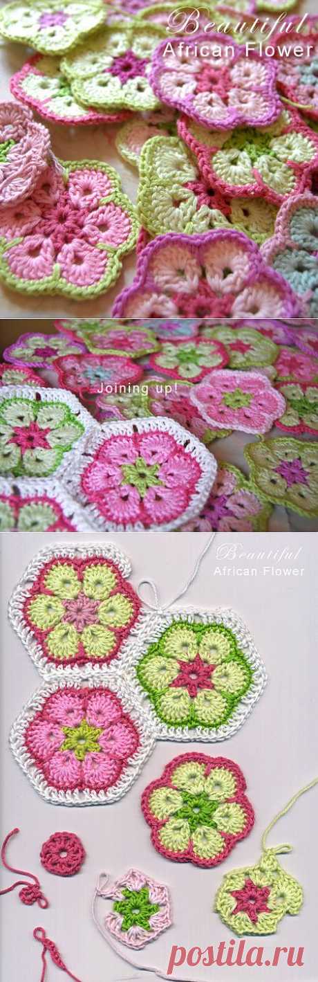 Африканский цветок / пресс-папье бабушка: свободные образцы вязания крючком | сделать ручной работы, вязание крючком, ремесла