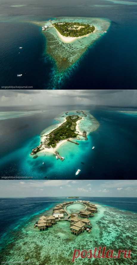 Мальдивы с высоты птичьего полета • НОВОСТИ В ФОТОГРАФИЯХ