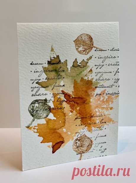 Fall Leaves by Luv Flowers - Cards and Paper Crafts at Splitcoaststampers