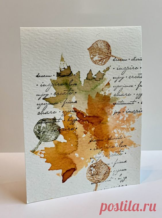 Fall Leaves by Luv Flowers - Cards and Paper Crafts at Splitcoaststampers