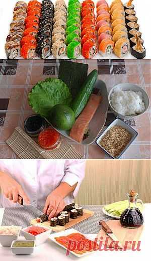 Рецепт суши. Как приготовить роллы в домашних условиях