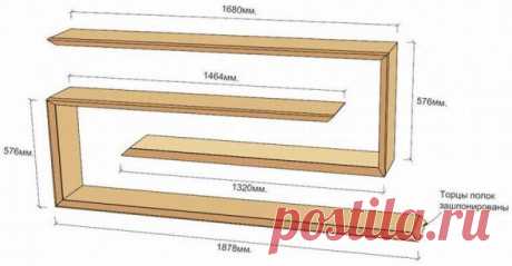 Изготовление полки на стену своими руками - ILoveRemont.ru Что может быть банальнее обычной навесной полки на стену? Но хорошее воображение и умелые руки способны творить чудеса и с таким простым предметом, превращая его в красивый элемент дизайна интерьера вашего жилища.