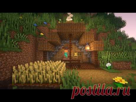 Minecraft | How to build a cozy underground house | vanstar - YouTube