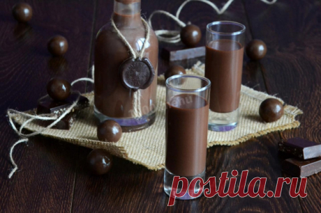 Шоколадный ликер домашний рецепт фото пошагово и видео - 1000.menu