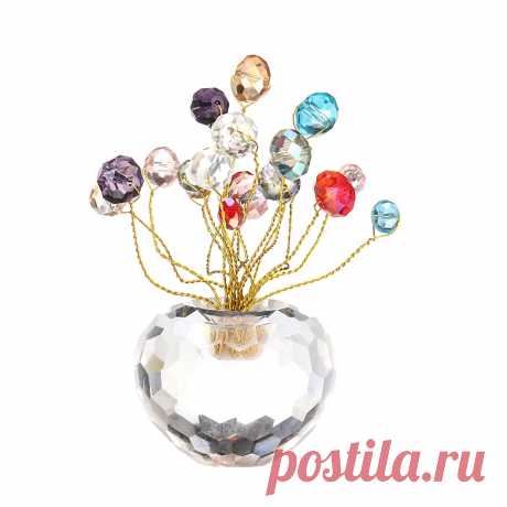 10cm 3D Crystal Apple Model Glass Craft Table Top Home Ornaments Decoration - US$9.99