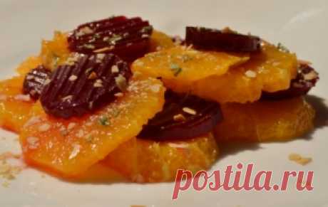 Салат со свеклой и апельсином / Овощные салаты / TVCook: пошаговые рецепты с фото