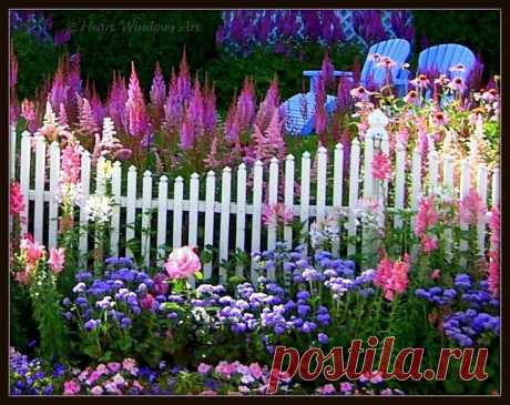privacy #fence #flowers #blooms #summer #nature  |  Найдено на сайте japaneseflowergarden.tumblr.com.