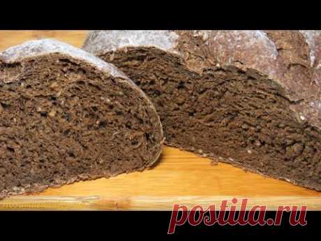 ВКУСНЫЙ РЖАНОЙ ХЛЕБ черный хлеб рецепт - Rye black BREAD recipe - BÁNH MÌ ĐEN