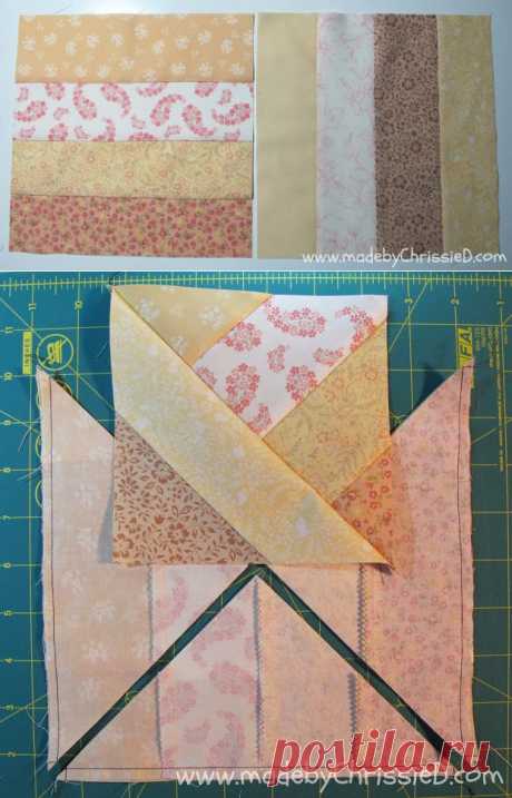made by ChrissieD: Introducing Autumn's Golden Gown - A Jelly Roll Quilt Tute