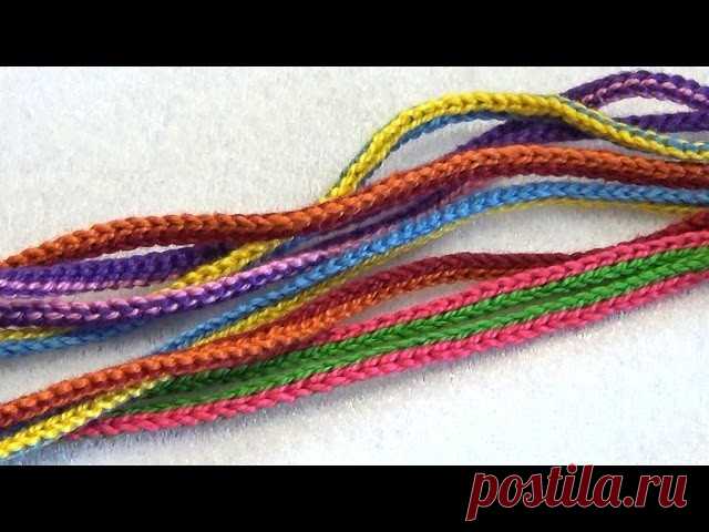 Как связать шнур для слингобус. Crochet Cord for Necklace, My Crafts and