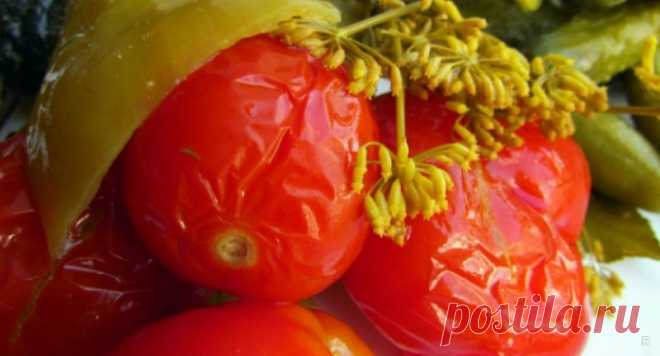 Рецепт квашеных помидор в кастрюле