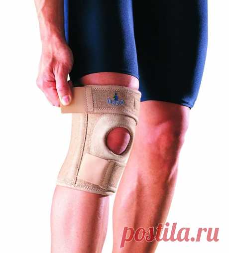 Бандаж на коленный сустав разъемный, укороченный, Oppo 1230