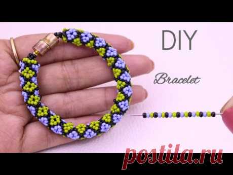 Beaded Bracelet: Unique and Stylish Beaded Seed Bead Bracelet Idea!