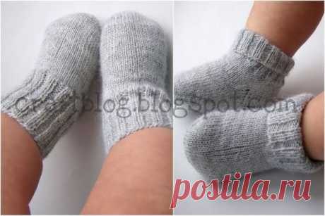 детские вязаные носки, шерстяные носочки для малышей, инструкция по вязанию носков спицами, детские носки спицами