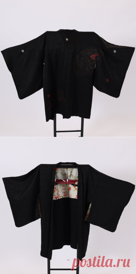 Kimono Reserve - Japanese kimono Jacket (Haori) S-size 100% silk / 464