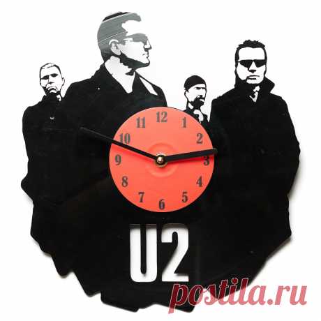 Виниловые часы  U2  Виниловые часы  U2  - купить в интернет-магазине подарков Superpupers. Описание, характеристики, лучшая цена. Доставка в Киев, Харьков, по Украине.