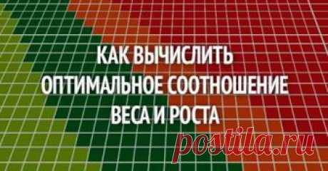 Как вычислить идеальное соотношение веса и роста: очень полезная таблица. Больше не худей!