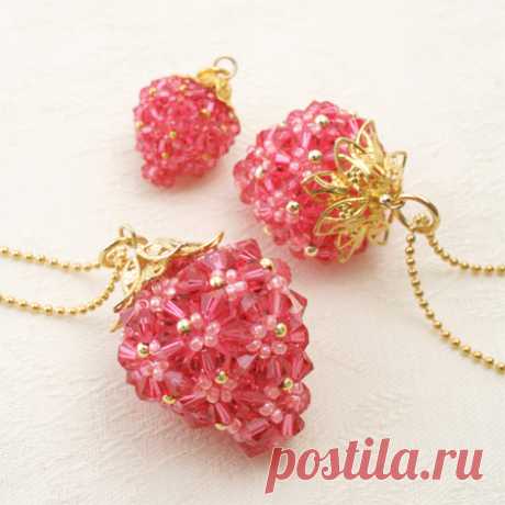 Make Charming Strawberry Pendants with Wholesale Beads and Charms – Nbeads