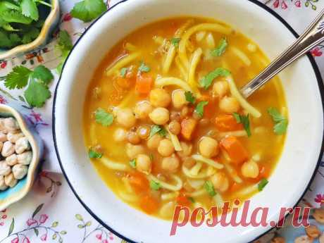 Харира – шёлковый овощной суп с нутом и чечевицей
