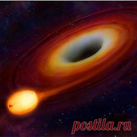 Астрономы получили «SOS-сигнал» от звезды, поглощенной черной дырой