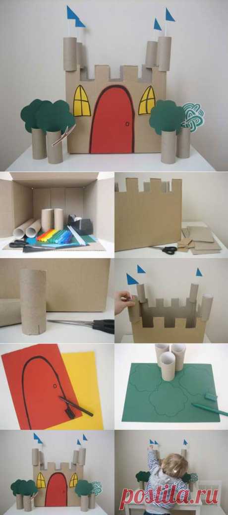 bookhoucraftprojects: Project #32 Recycled Castle