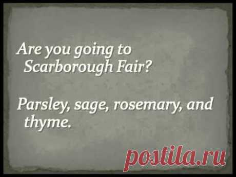 Simon &amp; Garfunkel - Scarborough Fair (Full Version) Lyrics