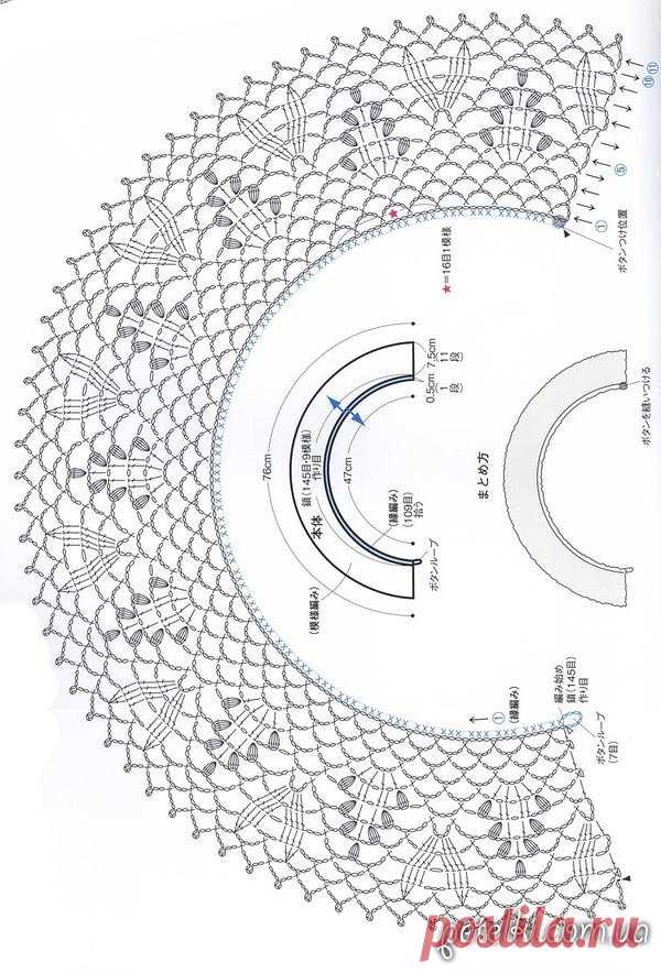Воротнички Елены Божковой. Схемы