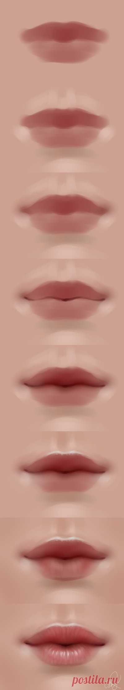 lips walkthrough by Selenada on DeviantArt