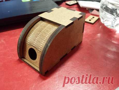 rolling top wooden box by geobruce - Thingiverse