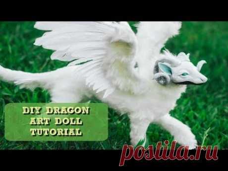 DIY Poseable Winged Dragon Art Doll Tutorial