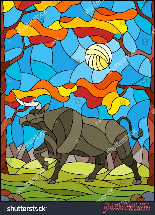 Illustration Stained Glass Style Wild Bull: vector de stock (libre de regalías) 1469287088 | Shutterstock Descubre Illustration Stained Glass Style Wild Bull imágenes de stock en HD y millones de otras fotos de stock, objetos en 3D, ilustraciones y vectores libres de regalías en la colección de Shutterstock.  Se agregan miles de imágenes nuevas de alta calidad todos los días.