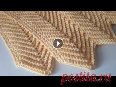 Вяжем плед крючком узором Зигзаг мк. Вязание крючком / Crochet blanket Плед крючком узором Зигзаг. Вязание крючком / Crochet blanket Рада приветствовать вас на своем канале. В данном видео мы с вами свяжем очень простой п...