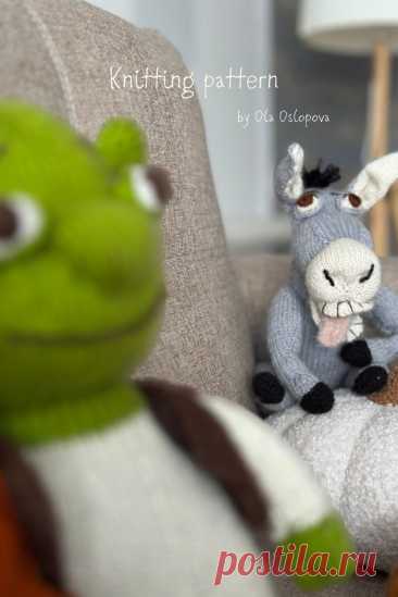 Схема вязания ослика от Олы Ослоповой - OlaKnittedBears Donkey knitting pattern by Ola Oslopova - OlaKnittedBears 
Shrek #knittig Осёл — лучший друг Шрека!! Шрек объясняет ослу, что они друзья💚💚💚Ослик Шрек #вязание