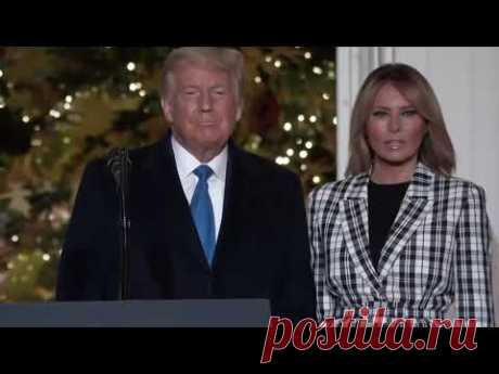 Melania & Donald Trump Merry Christmas and Happy New Year - 2020