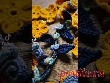 #bynchik #crochet #irishlace #handmade #crochetflower