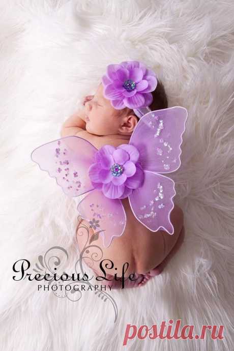 Fae Baby Fairy Newborn to 3 mos photography prop set .. DIY in 15 minutes…