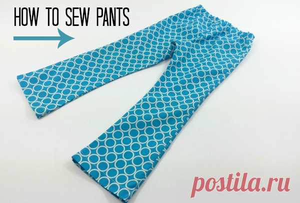 How To Sew Pants - Video Tutorial - DIY Crush