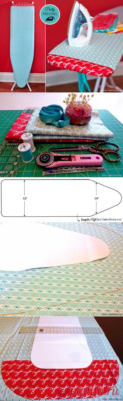 Как самому пошить новый чехол на гладильную 
доску-МК.
