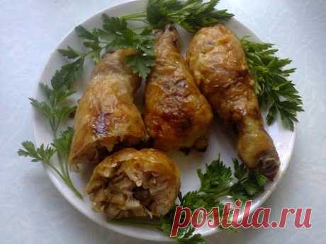 Очень вкусные фаршированные куриные ножки. Delicious stuffed chicken legs. - YouTube