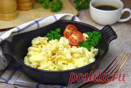 Скрэмбл из яиц классический рецепт с фото пошагово - 1000.menu