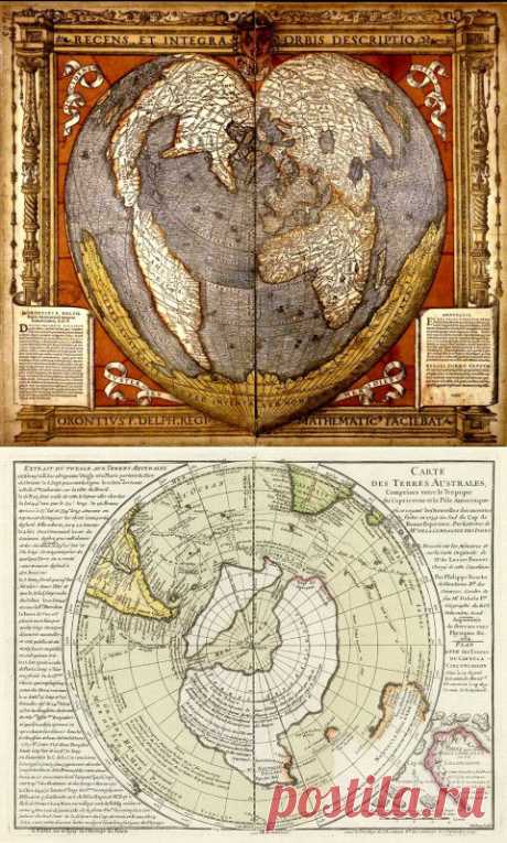 Самые ранние карты Земли (Пири Рейса, Оронтия Финея, Герхарда Меркатора, Филиппа Буаше и других картографов) были составлены в палеогене | Эксклюзив