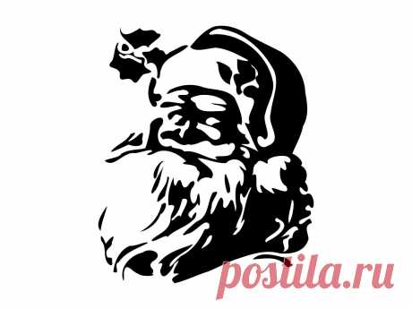 Santa clause Svg Santa Svg St Nick Clipart Silhouette Png Dxf | Etsy