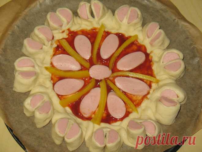Пицца-цветочек- вкусно и красиво- / Общество / Новости / klops.ru Klops.ru