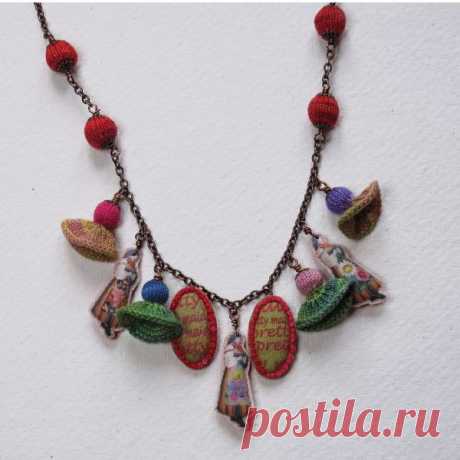 Louise Lovell handmade textile jewellery