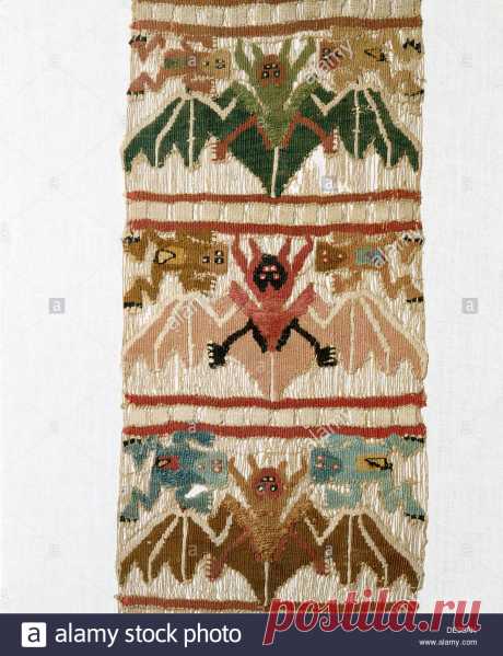 Stock Photo - A textile from Pachacamac with bat and human designs Download this stock image: A textile from Pachacamac with bat and human designs. - DE35AK from Alamy's library of millions of high resolution stock photos, illustrations and vectors.