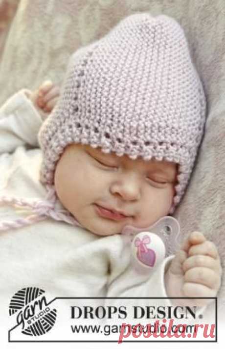 Шапка платочной вязкой для малыша на knitweek.ru